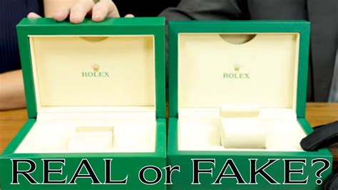 spot fake rolex box|how to tell genuine rolex.